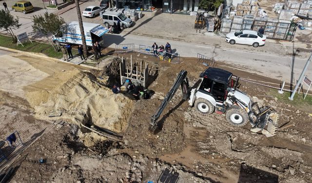 Kemer'de su taşkınlarına karşı önlem