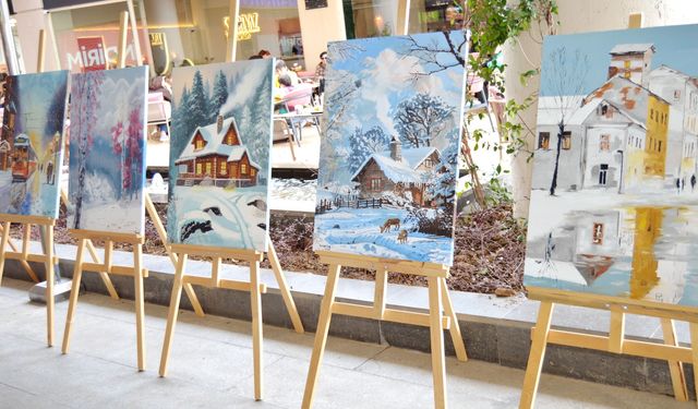 Kepez'de göz kamaştıran sergi