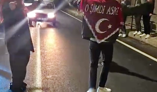 Tünel kapatan konvoya 45 bin lira ceza