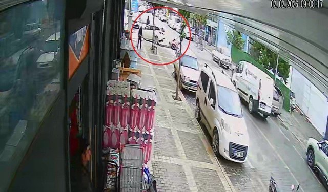 Manavgat'ta kaza anı kamerada