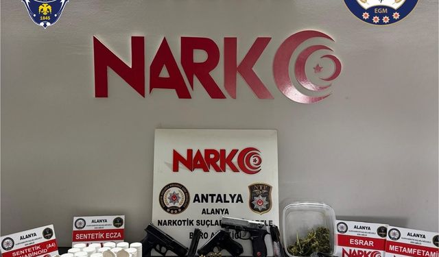 45 adrese eş zamanlı uyuşturucu operasyonu