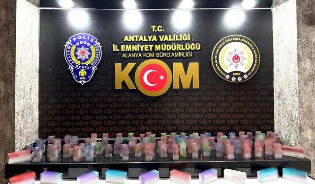 Antalya’da kaçakçılığa büyük darbe