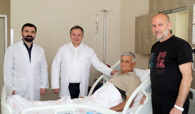 Ağabeyine hayat verdi