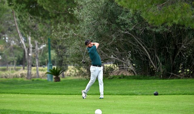 Dünyanın dört bir yanından golf oyuncuları Antalya'da