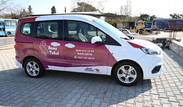 Kemer'de 'Anne Taksi' hizmeti başlıyor