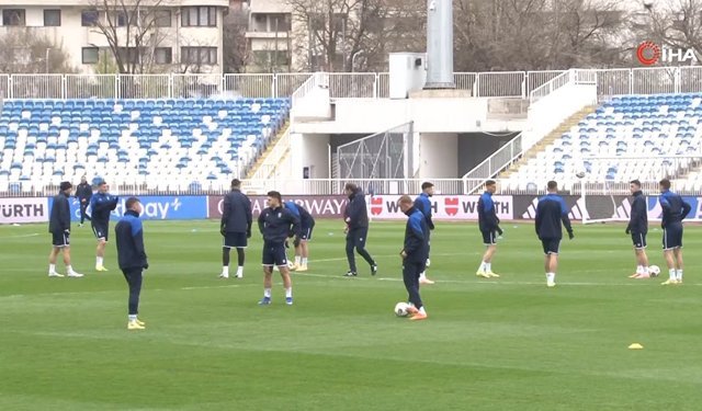 Kosova, Türkiye maçı hazırlıklarını tamamladı
