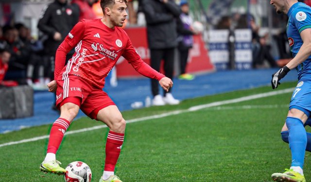 Rize'de ilk yarıda tek gol