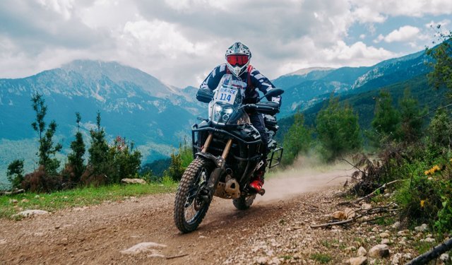 Kemer'de motosiklet yarışı heyecanı