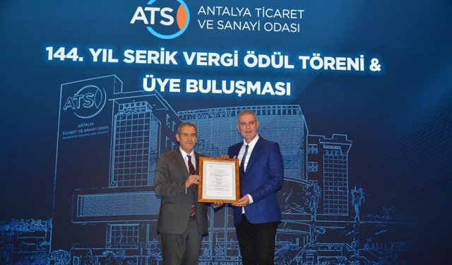 Serik’te vergi ödül töreni