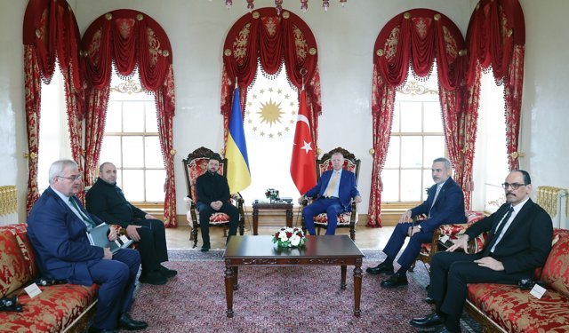 Erdoğan ile Zelenskiy görüşmesi başladı