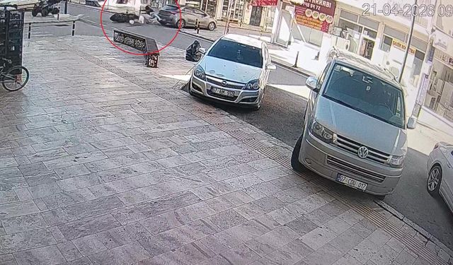 Kaza anı kamerada