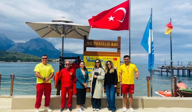 Kemer'de Mavi Bayrak denetimi