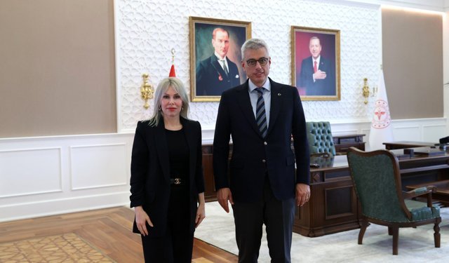 Rektör Özkan, Bakan Memişoğlu'nu ziyaret etti