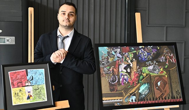 Engelsiz Kafe’de sergi