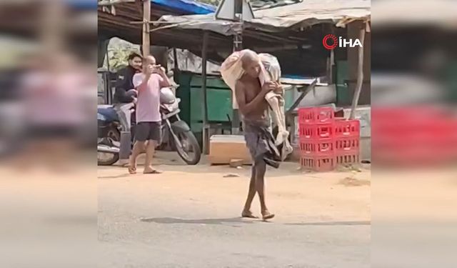 Para çekmek için kardeşinin iskeletiyle bankaya gitti