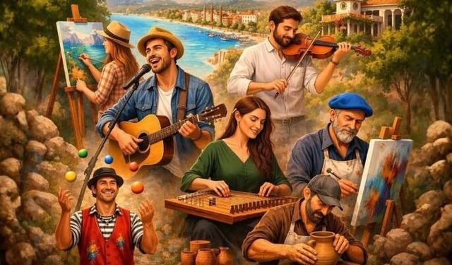 Kemer'de sokaklar sanatla renklenecek