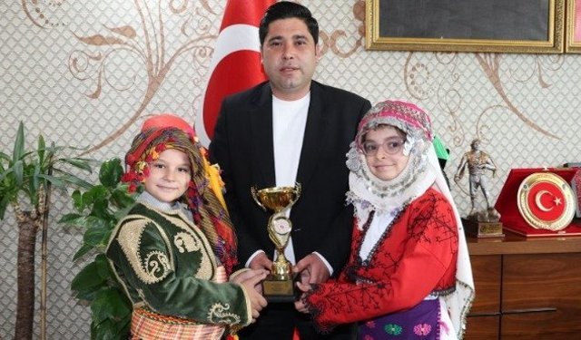 Aksulu miniklerden büyük başarı