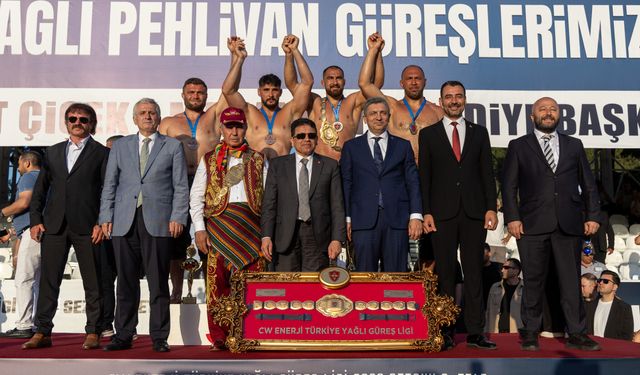 Manavgat'ta başpehlivan belli oldu
