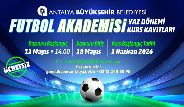 Antalya'da kayıtlar başladı