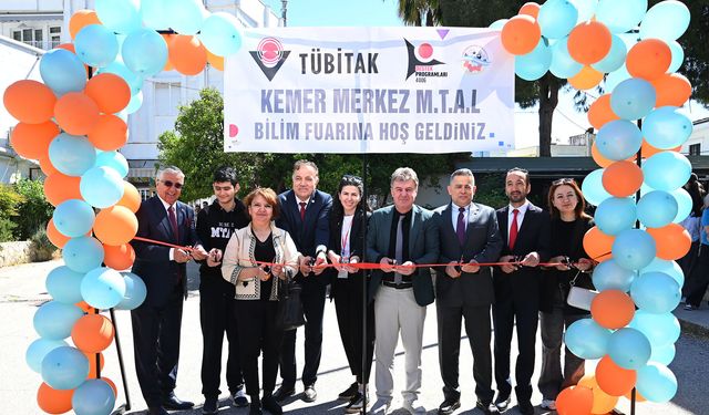 Kemer'de bilim fuarı