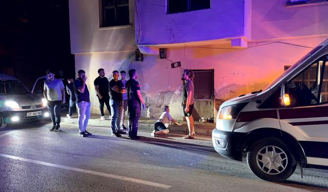 Pencereden düşen kadın yaralandı
