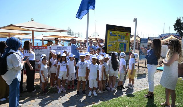 Kemer'de mavi bayrak sevinci