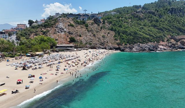 Alanya'da sıcaklık 31 derece