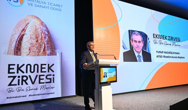 Antalya'da 'ekmek' zirvesi