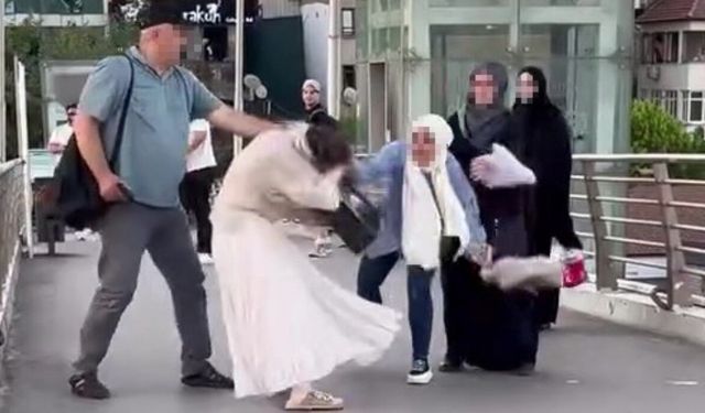 Kadınların kavgası kamerada