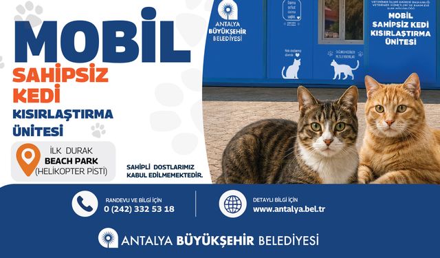 MOBİL SAHİPSİZ KEDİ KISIRLAŞTIRMA ÜNİTESİ