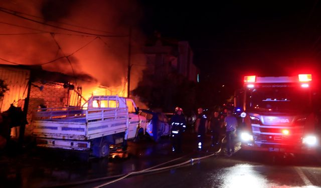 Antalya'da korkutan yangın