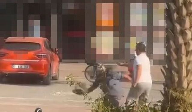 Gazipaşa'da trafikte kavga kamerada