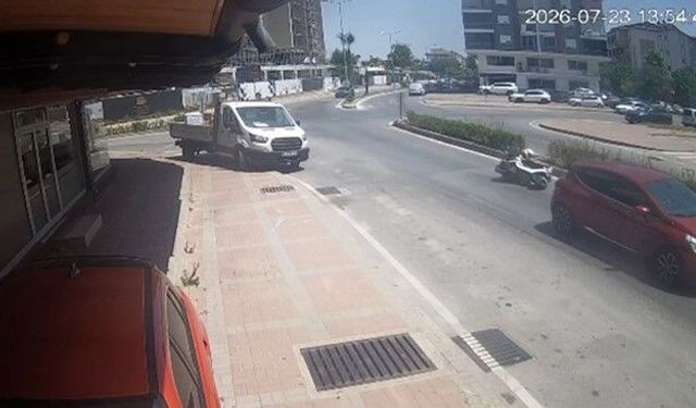 Kaza anı kamerada