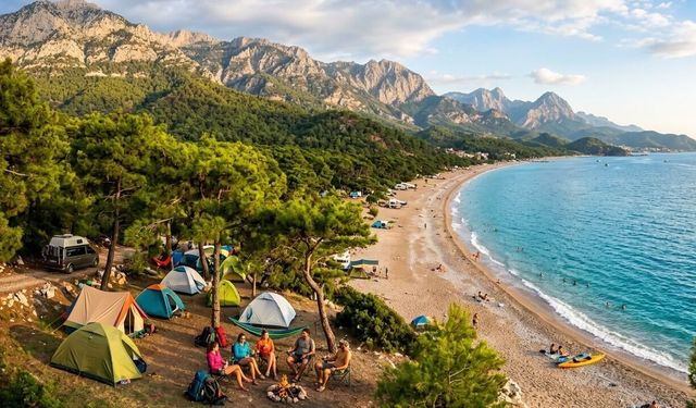 Antalya’da kamp turizmi yaz sezonuna hareket getirdi