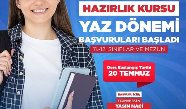 Kepez'de ücretsiz YKS kursu