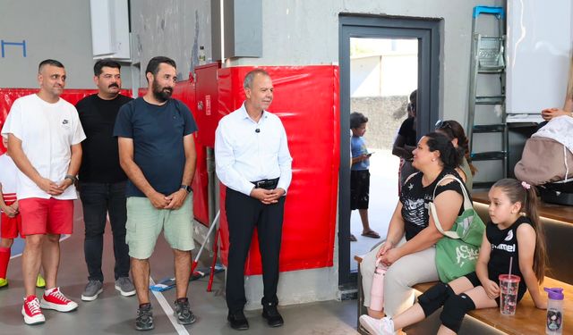 Başkan Dal'dan yaz kurslarına ziyaret