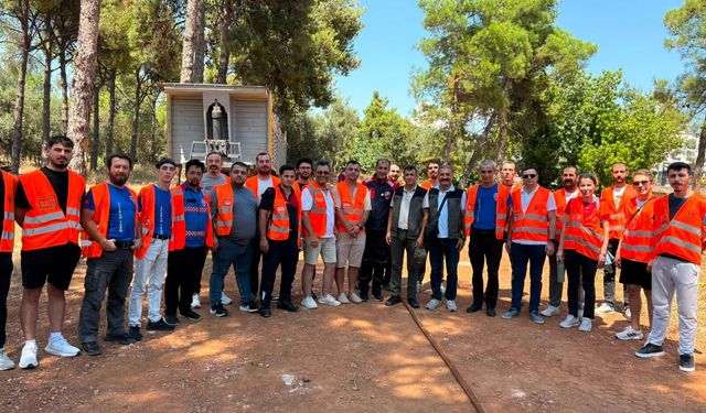 İSMAK gönüllüleri yangın nöbetine hazır