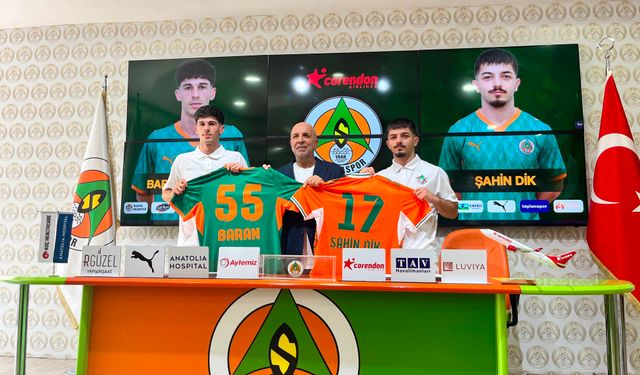 Alanyaspor'dan çifte transfer