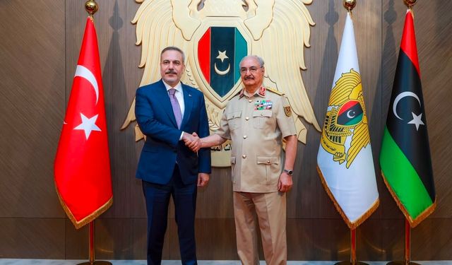 Fidan, Hafter ile görüştü
