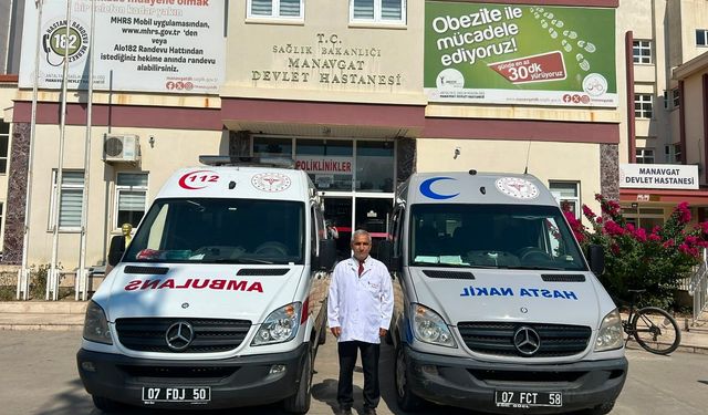 Manavgat'a 2 yeni ambulans takviyesi