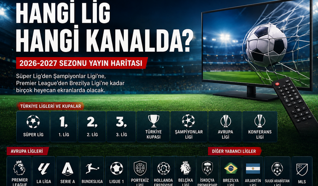 Futbolseverlere yayın rehberi: Hangi lig hangi kanalda?