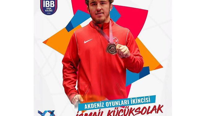 Akdeniz Oyunları'nda güreşte gümüş madalya