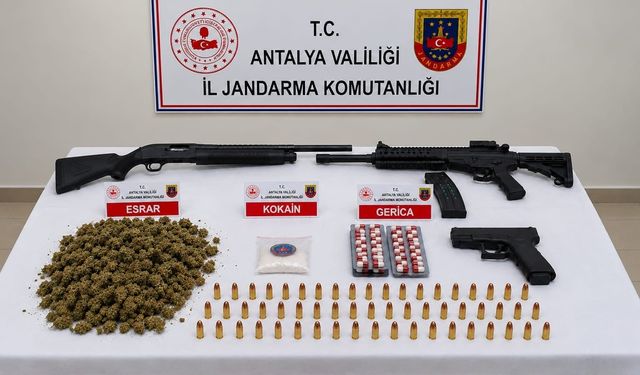 Serik'te operasyon: 20 gözaltı
