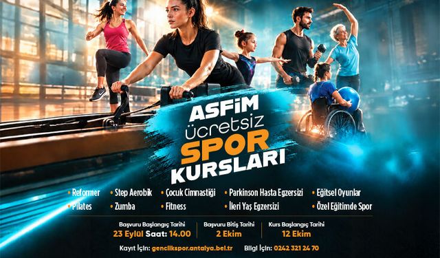 ASFİM’LERDE ÜCRETSİZ DÜZENLENEN KURS DUYURULMASI İLANI