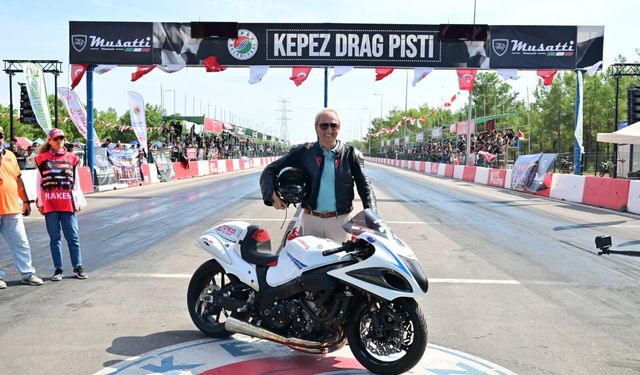 Başkan Kocagöz motoDrag heyecanına ortak oldu