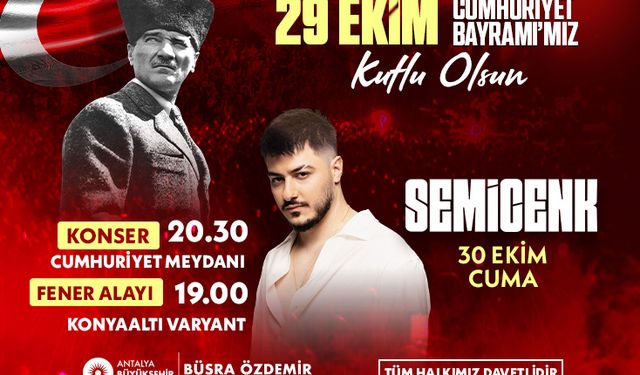 CUMHURİYET BAYRAMI FENER ALAYI VE KONSER DUYURUSU