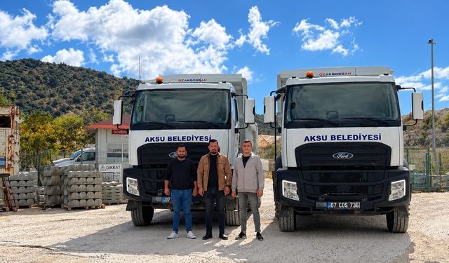 Aksu Belediyesi'nden Elmalı'ya destek