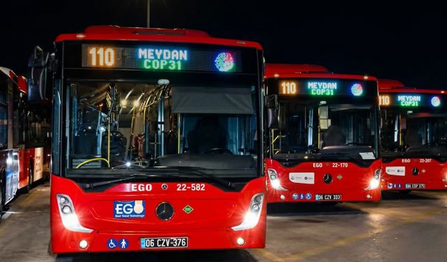 COP31 için Ankara'dan Antalya'ya 50 otobüs gönderildi!
