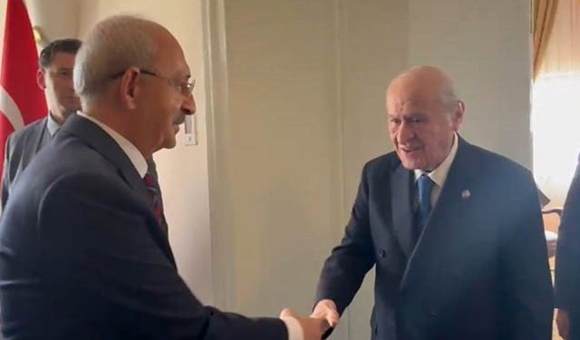 Kılıçdaroğlu ile Bahçeli baş başa görüştü
