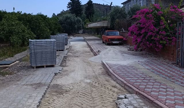 Kemer'de altyapı çalışmaları